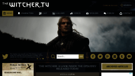 What Thewitcher.tv website looked like in 2020 (3 years ago)