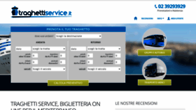 What Traghetti-service.it website looked like in 2020 (3 years ago)