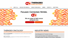 What Theradexoncology.com website looked like in 2020 (3 years ago)