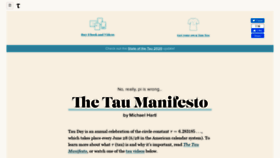 What Tauday.com website looked like in 2020 (3 years ago)