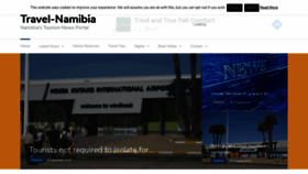 What Travel-namibia.com website looked like in 2020 (3 years ago)