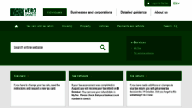 What Tax.fi website looked like in 2020 (3 years ago)