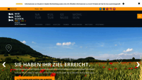 What Tourismus-bw.de website looked like in 2020 (3 years ago)