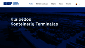 What Terminalas.lt website looked like in 2020 (3 years ago)
