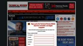 What Technicalreviewmiddleeast.com website looked like in 2020 (3 years ago)