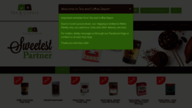What Teaandcoffeedepot.com website looked like in 2020 (3 years ago)