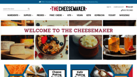 What Thecheesemaker.com website looked like in 2020 (3 years ago)