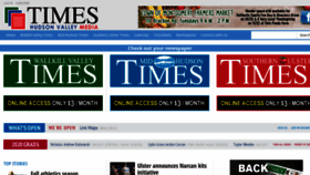 What Timeshudsonvalley.com website looked like in 2020 (3 years ago)