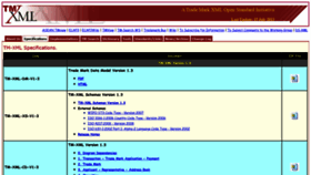 What Tm-xml.org website looked like in 2020 (3 years ago)