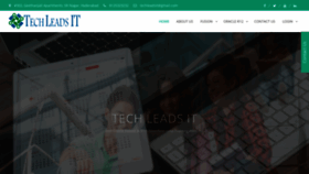 What Techleadsit.com website looked like in 2020 (3 years ago)