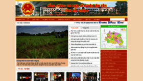 What Tanyen.bacgiang.gov.vn website looked like in 2020 (3 years ago)