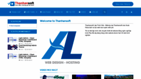 What Thanhansoft.com website looked like in 2020 (3 years ago)