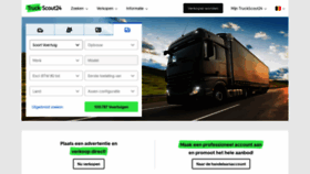 What Truckscout24.be website looked like in 2020 (3 years ago)