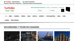 What Turitalia.es website looked like in 2020 (3 years ago)