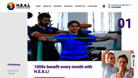 What Thehealinstitute.in website looked like in 2020 (3 years ago)