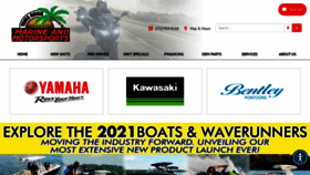 What Tomsrivermarineandmotorsports.com website looked like in 2020 (3 years ago)