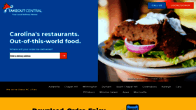 What Takeoutcentral.com website looked like in 2020 (3 years ago)