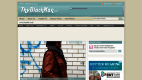 What Thyblackman.com website looked like in 2020 (3 years ago)