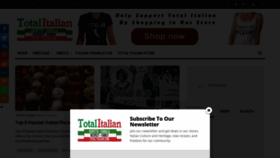 What Totalitalian.com website looked like in 2020 (3 years ago)