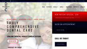 What Thedentalhealthcenters.com website looked like in 2020 (3 years ago)