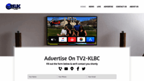 What Tv2klbc.com website looked like in 2020 (3 years ago)