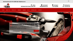 What Toolsmachinerydubai.com website looked like in 2020 (3 years ago)