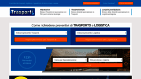 What Trasporti.it website looked like in 2020 (3 years ago)