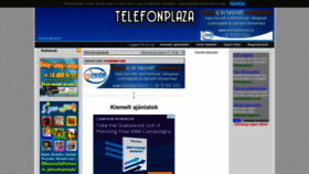 What Telefonplaza.hu website looked like in 2020 (3 years ago)