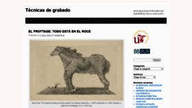 What Tecnicasdegrabado.es website looked like in 2020 (3 years ago)