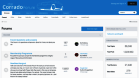 What The-corrado.net website looked like in 2020 (4 years ago)