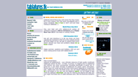 What Tablatures.tk website looked like in 2020 (3 years ago)