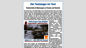 What Tectest.de website looked like in 2020 (3 years ago)