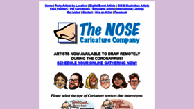What The-nose.com website looked like in 2020 (3 years ago)