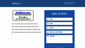 What Triexa.com website looked like in 2020 (3 years ago)