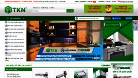 What Tkn.vn website looked like in 2020 (3 years ago)