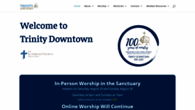 What Trinitydowntown.com website looked like in 2020 (3 years ago)