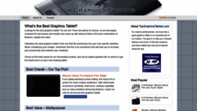 What Topgraphicstablets.com website looked like in 2020 (3 years ago)