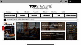 What Topstavebne.sk website looked like in 2020 (3 years ago)