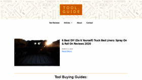 What Tool.guide website looked like in 2020 (3 years ago)