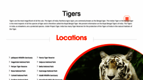 What Tigersofindia.com website looked like in 2020 (3 years ago)