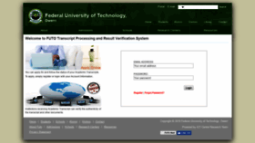 What Tps.futo.edu.ng website looked like in 2020 (3 years ago)