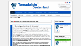 What Tornadoliste.de website looked like in 2020 (3 years ago)