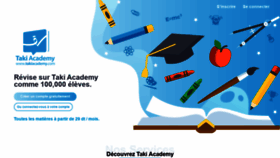 What Takiacademy.com website looked like in 2020 (3 years ago)