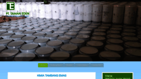 What Tambangemas.co.id website looked like in 2020 (3 years ago)