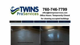 What Twinsproservices.com website looked like in 2020 (3 years ago)