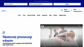 What Transplantacjawlosow.pl website looked like in 2020 (3 years ago)