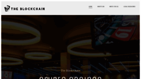 What Theblockchain.nz website looked like in 2020 (3 years ago)