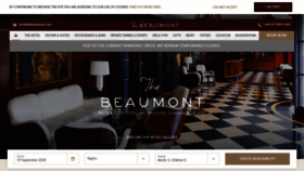 What Thebeaumont.com website looked like in 2020 (3 years ago)