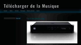 What Telecharger-de-la-musique.net website looked like in 2020 (3 years ago)