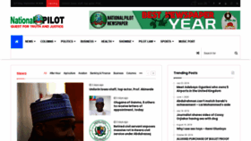 What Thenationalpilot.ng website looked like in 2020 (3 years ago)